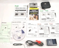 Canon PowerShot SD700 Digital Camera W/ Charger Battery Case Manuals Parts Only