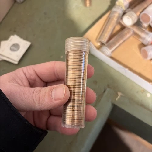 1946-P ROLL 50 GEM BU++ RED LINCOLN WHEAT PENNIES HIGH END QUALITY ROLL!