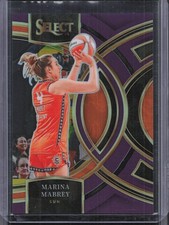 2024 Panini Select WNBA #190 Marina Mabrey Prizms Purple #/149