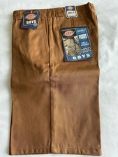Dickies Boys Flat Front Short with Extra Pocket Size 7, 16, 18