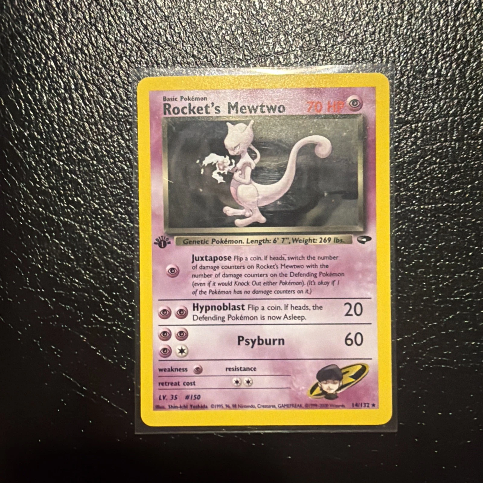 Deal for 2000 Pokemon Rockets Mewtwo 14/132 1st Edition Gym Challenge
