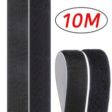 1-10M Hook and Loop Sticky Adhesive Backed Tape Strong Glue Home Strap Strip