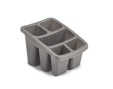 Plastic Tidy Caddy Table Kitchen Cutlery Storage Organizer Rack Holder Drainer