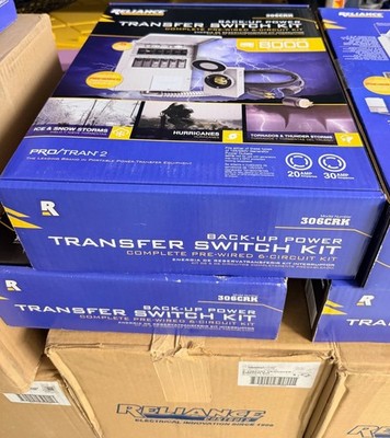Reliance Controls 306CRK 30-Amp 240-Volt Generator Power Transfer Kit