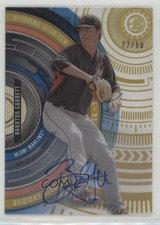 2017 Bowman High Tek Gold Rainbow Auto 22/50 Braxton Garrett #BHT-BG Auto 1v3