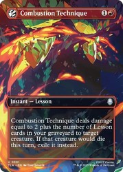 Combustion Technique (Borderless) #301 Avatar: The Last Airbender MTG
