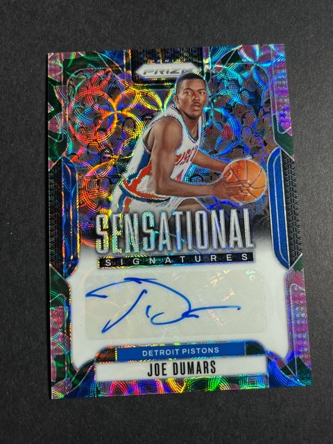 2024-25 Panini Prizm Joe Dumars Sensational Signatures Lotus Flower Auto #/18