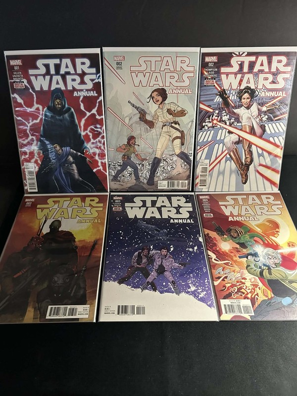 2015 STAR WARS ANNUAL NM/NM+ COMIC BOOK LOT / SET + VARIANT 1 2 2 3 3 4 MARVEL