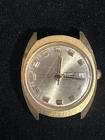 1972 TIMEX Mens Watch VTG Gold Tone WR Day Date Mechanical 26960 2772 DIAL ONLY