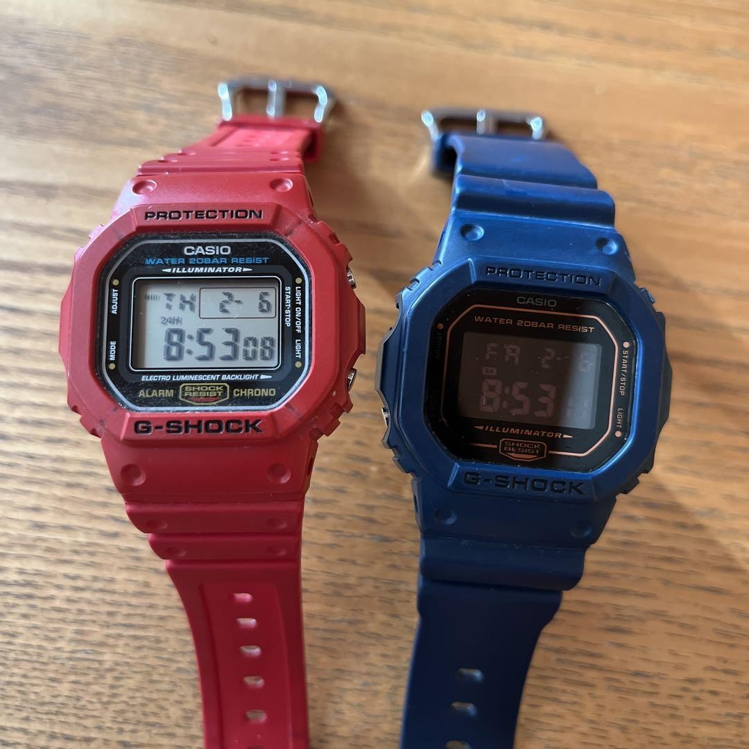Casio G-Shock Digital Watch Red Navy 2-Piece Set | eBay
