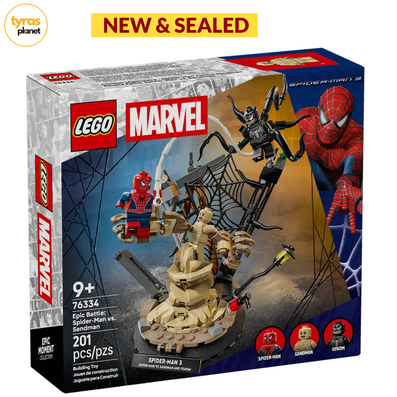 Lego Marvel 76334 Epic Battle Spider-Man vs. Sandman NEW SEALED