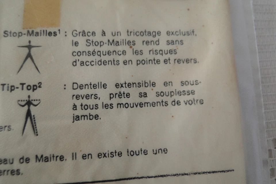 Paar Strümpfe Frau Stim ' Lon Rechts Naht Dusk Größe 4= 10 Le Bourget - Bild 4 von 4
