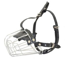 Delta Metal Wire Basket Dog Muzzle L 1.5" 4cm C 12.5" 32cm Size B1