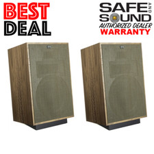 KLIPSCH HERESY IV SPEAKERS AMERICAN WALNUT PAIR
