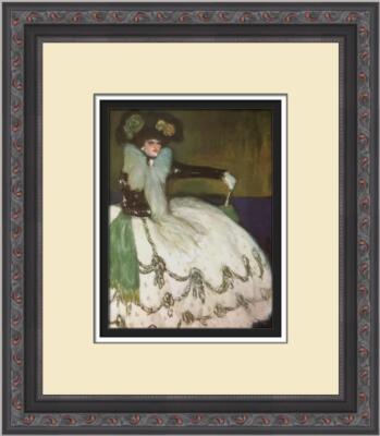 Pablo Picasso Lady in Blue Custom Framed Print 