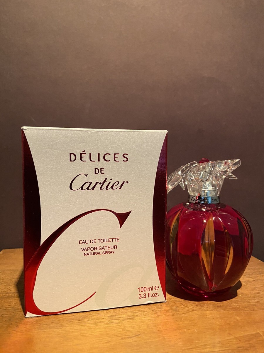 DELICES De Cartier 3.3 fl. oz / 100 ml Eau de Toilette Spray New