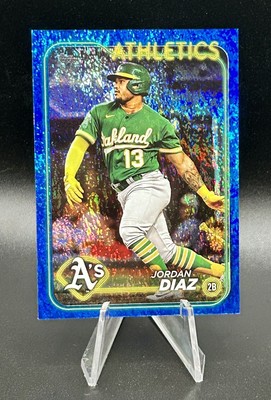 JORDAN DIAZ 2024 Topps Series 2 #697 BLUE FOIL /999 Oakland A
