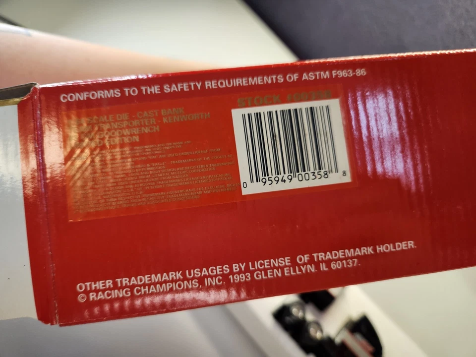 Dale Earnhardt #3 De colección GM GoodWrench NASCAR Chevy Coche de Carreras Equipo Transportador Foto 4 de 4