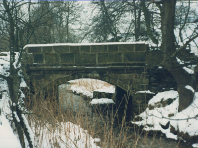Foto 6x4 Brücke über Shibden Brook Halifax Eine bedeutende Steinbrücke ca um 1987