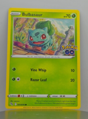 Bulbasaur - Pokemon GO - PGO - 1/78 - Pokemon | eBay