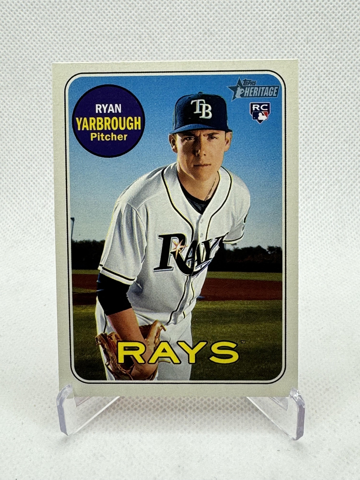 2018 Topps Heritage #543 Ryan Yarbrough