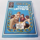 1970 Vintage CHAIN LETTERS Bookcase Game NBC by Hasbro Word Letter Strategy EUC