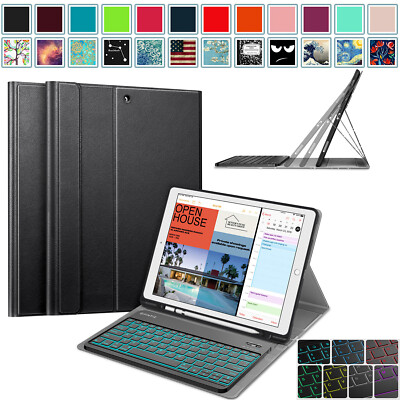 7 Color Backlit Detachable Wireless Keyboard Case for iPad Pro 12.9 1st Gen 2015