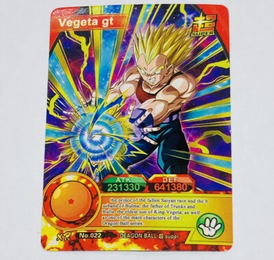 Vegeta GT - Dragon Ball Super Trading Card XR No. 022 Tc5 | eBay
