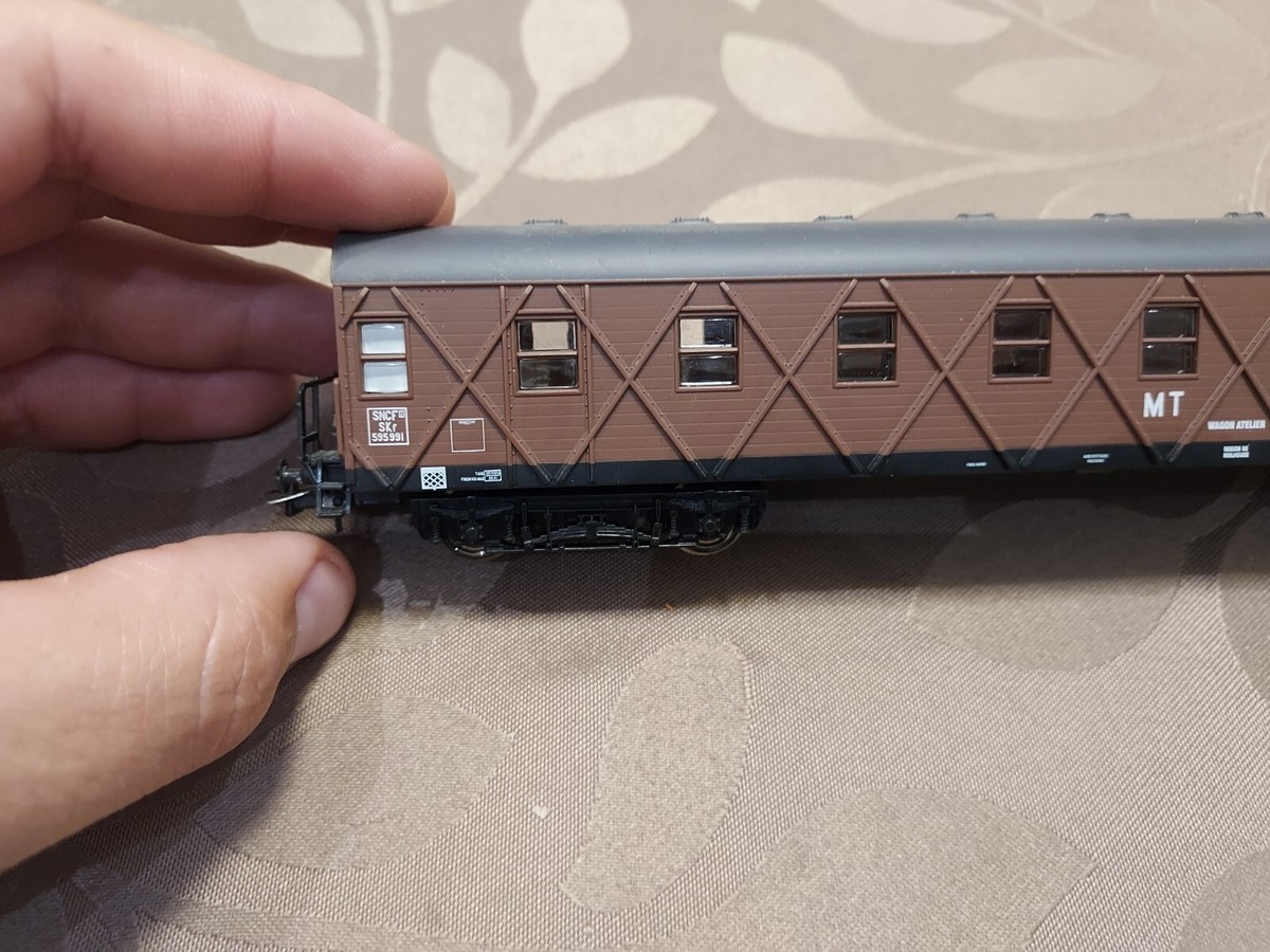 Un wagon atelier « VB » pour la compagnie – Le train de Manu