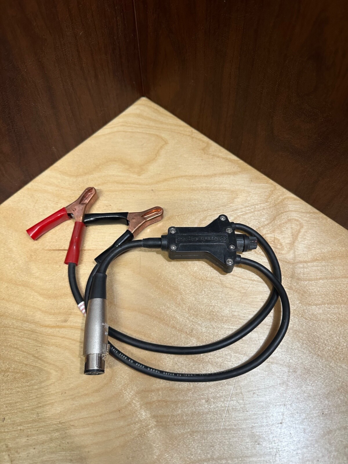 Spectra-Physics (Trimble) Machine Fused Power Cable 0944-2660: 3p to Gator Clip