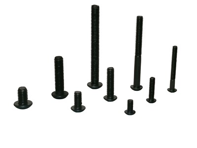 50 Stück Linsenkopfschrauben M4x16 - Stahl 10.9 Verzinkt ISO 7380-1