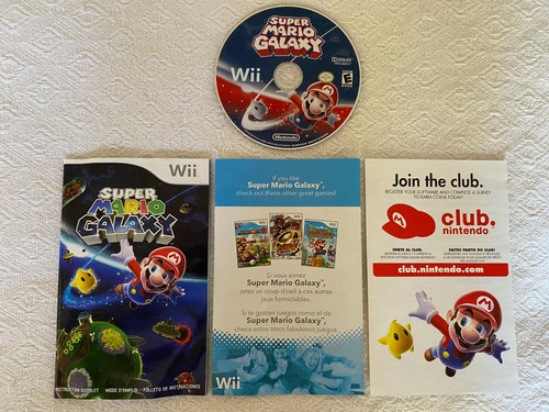 Super Mario Galaxy Nintendo Wii - NTSC-U/C USA VGC CIB - High Quality Packing - Picture 6 of 8
