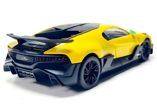 Bravìssimo! Volkswagen Group BUGATTI DlVO Quad-Turbo 4.2 Giallo 1/43 Scale Norev - 第 2/4 張圖片