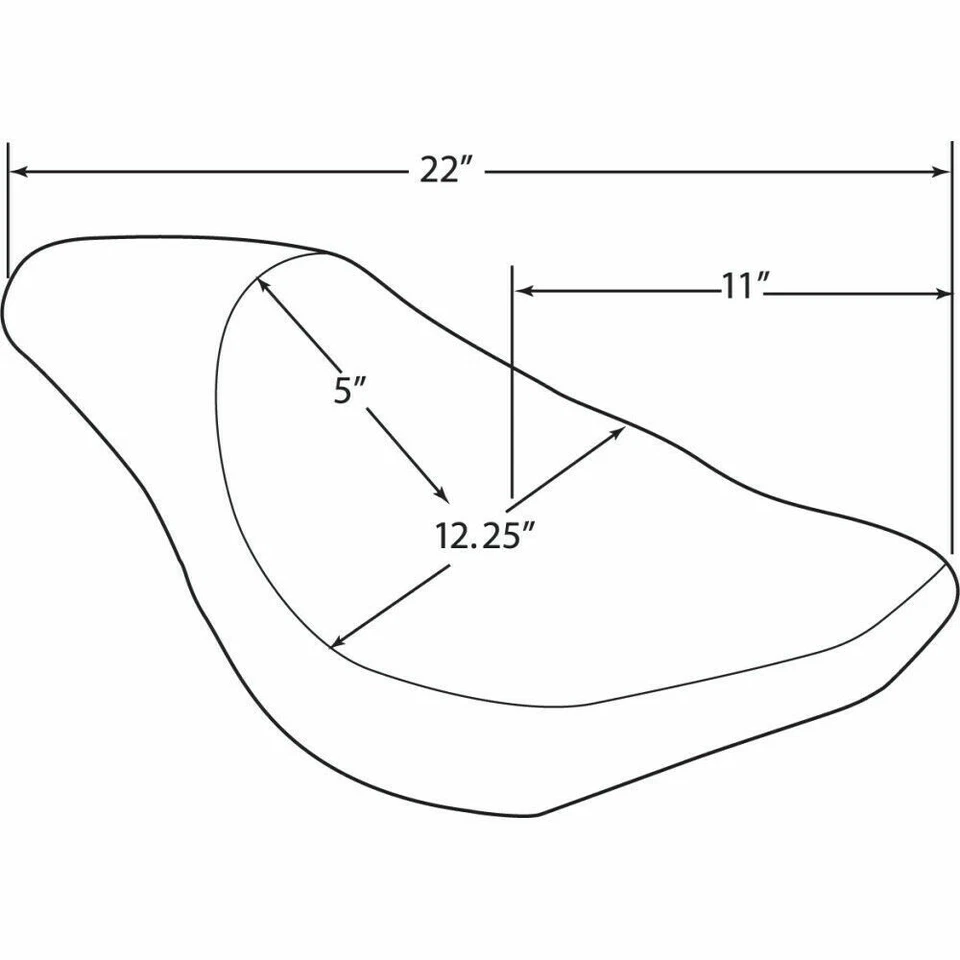 2015-2019 Indian Scout 16-19 Sixty 3/4 Low Solo Seat Brown 0810-2000 Drag Spec - Image 3 of 4