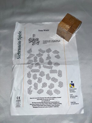 Soma-Würfel - Holz-Würfel - Spielzeug von Siebenstein-Spiele