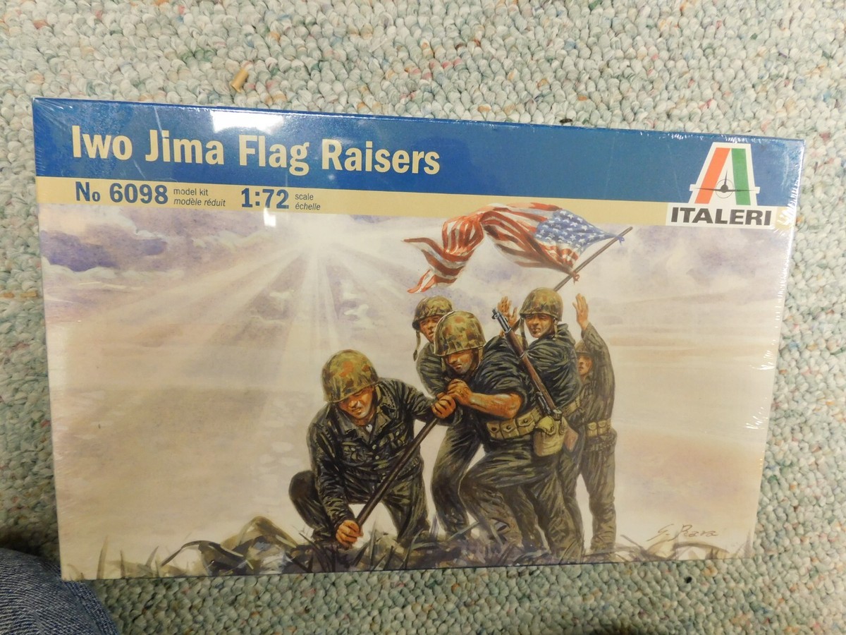 Italeri 1/72 HO Iwo Jima Flag Raisers Box# 6098 | eBay