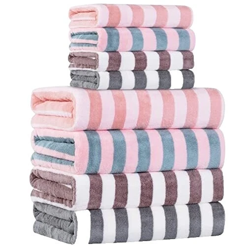 Juegos de toalla de baño de terciopelo