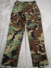 Vintage US Military Pants Men Small Green Woodland Hot Weather Combat 97-D-C910