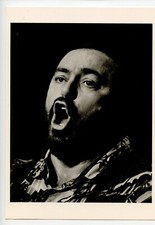 Fotofolio Postcard - Pavarotti Florida 1987 - Photo by Ray Fisher M162