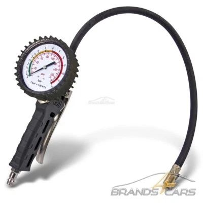 ENVA REIFENFÜLLER DRUCKLUFTPRÜFER 0-12 BAR DRUCKLUFT REIFENFÜLL PISTOLE