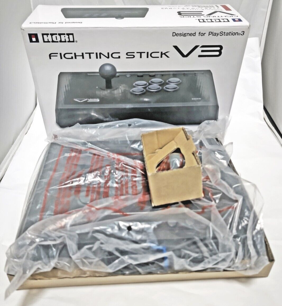 HORI Fighting Stick V3 HP3-59 boxed tested PlayStation3 only japan.Ver  Controlle