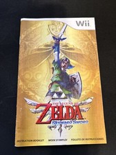 NINTENDO Wii - THE LEGEND OF ZELDA SKYWARD SWORD - INSTRUCTION MANUAL ONLY