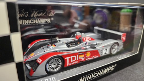 MINICHAMPS AUDI R10 #2 24H LE MANS 2007 CAPELLO/KRISTENSEN/MCNISH 1/43 O3 - Picture 5 of 7