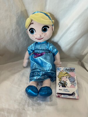 NWT Disney Store Frozen Elsa Plush Animators' Collection 12'' Doll Toy