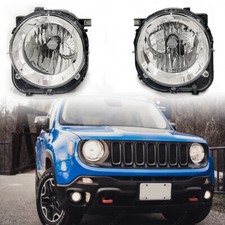 Left & Right Headlights for 2015-2018 Jeep Renegade Projector Halogen Headlamps