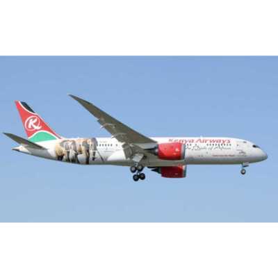 1:400 Phoenix Kenya Airways B787-8 Passenger Airplane Diecast Aircraft Model