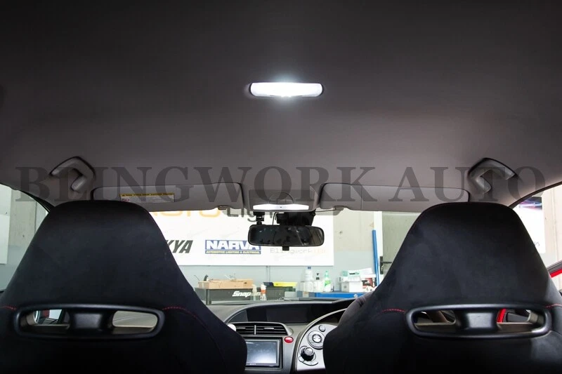 Paquete de luces interiores LED blancas PHILIPS PARA Honda Civic FN2 2007-2011 tipo R Foto 3 de 4