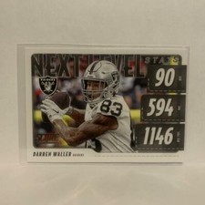 NLS-DW Darren Waller Next Level Stats Las Vegas Raiders 2020 Score Football Card
