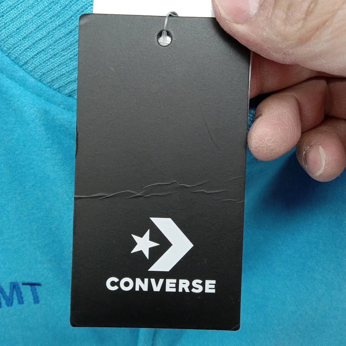 Converse X FRGMT Jacket Mens XL Blue Varsity Fragment Aquarius Hiroshi Fujiwara - product detail image 4