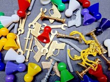 Vintage Cluedo Weapons & Movers Replacement Pieces Pick Your Individual Parts